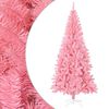 vidaXL K&uuml;nstlicher Weihnachtsbaum mit St&auml;nder Rosa 180 cm PVC