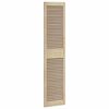 vidaXL Schrankt&uuml;r 2 pcs Natur 170 x 2,1 x 39,5 cm Massives Kiefernholz
