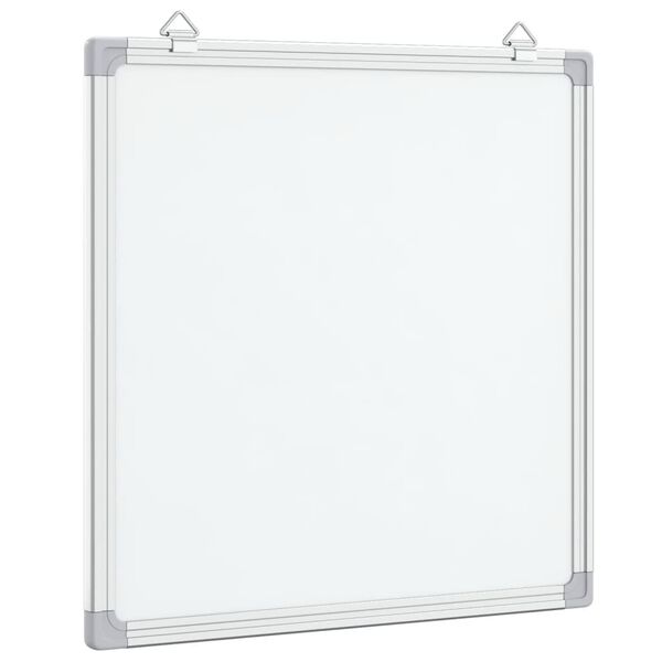 vidaXL Magnetisches Whiteboard 40x40x1,7 cm Aluminium
