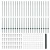 vidaXL Zaun und Pfosten Gr&uuml;n 1,6 x 50 m Stahl