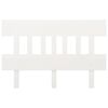 vidaXL Kopfteil Wei&szlig; 163,5x3x81 cm Massivholz Kiefer