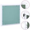 vidaXL Revisionsklappe mit Aluminium-Rahmen und GK-Einlage 300x300 mm