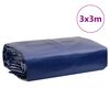 vidaXL Abdeckplane Blau 3x3 m 650 g/m&sup2;
