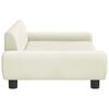 vidaXL Kindersofa Creme 100x54x33 cm Samt