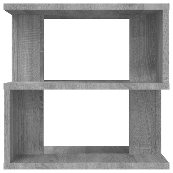 vidaXL Beistelltisch Grau Sonoma 40x40x40 cm Holzwerkstoff