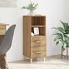 vidaXL Sideboard Artisan-Eiche 34 x 34,5 x 90 cm Holzwerkstoff