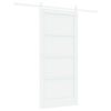 vidaXL Schiebet&uuml;r 93 x 202 cm Holzwerkstoff Wei&szlig;