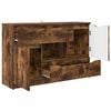 vidaXL Sideboard Ger&auml;ucherte Eiche 100 x 30 x 65,6 Holzwerkstoff