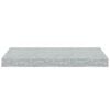 vidaXL Schweberegale 2 Stk. Betongrau 50x23x3,8 cm MDF