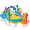 Intex Dinoland H&uuml;pfburg Kinderpool Aufblasbar 333x229x112 cm 57135NP