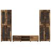 vidaXL TV-Schrankset mit Schubladen FLORIN Altholz Holzwerkstoff