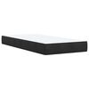 vidaXL Boxspringbett mit Matratze Schwarz 90x200 cm Samt