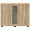 vidaXL Holzschrank Sonoma-Eiche 88,5 x 30,5 x 73 cm Holzwerkstoff