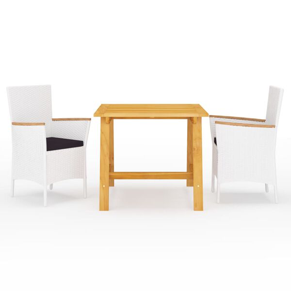 vidaXL 3-tlg. Garten-Essgruppe