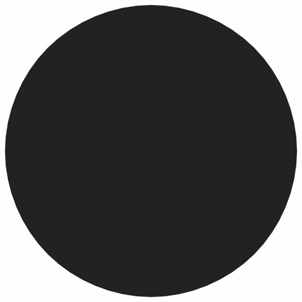 vidaXL Selbstklebende Schraubenabdeckung 12 pcs Schwarz &Oslash; 20 x 0,5 mm