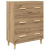 vidaXL Highboard mit Schubladen Artisan-Eiche 69,5 x 34 x 180 cm