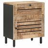 vidaXL Nachttisch Natur 50 x 33 x 60 cm Massivholz Mango