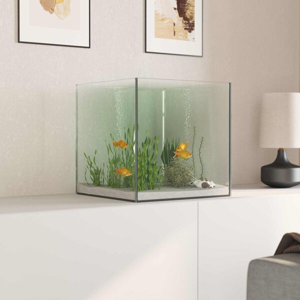 vidaXL Aquarium mit Speicher Transparent 30 x 30 x 30 cm Glas
