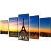 vidaXL Bilder Dekoration Set Eiffelturm 200 x 100 cm