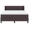 vidaXL Boxspringbett mit Matratze Dunkelbraun 200 x 160 cm Polyester