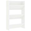 vidaXL Wand-Schuhschrank Wei&szlig; 60x18x90 cm Holzwerkstoff