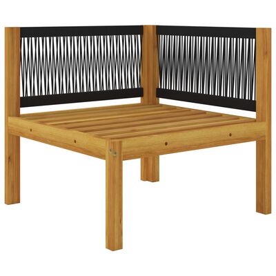 vidaXL 4-Sitzer-Gartensofa mit Kissen Massivholz Akazie