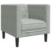 vidaXL Sofa Hellgrau 74,5 x 71 x 70,5 cm Samt