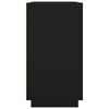 vidaXL Sideboard Schwarz 80x34x75 cm Holzwerkstoff