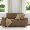 vidaXL Loveseat-Sofa Braun 120 cm Stoff