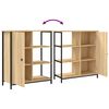 vidaXL Sideboard Sonoma-Eiche 70 x 30 x 80 cm Holzwerkstoff