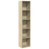 vidaXL B&uuml;cherregal Sonoma-Eiche 40x30x189 cm Holzwerkstoff