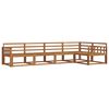 vidaXL Outdoor-Sofagarnitur 5 pcs Natur Massivholz Akazie