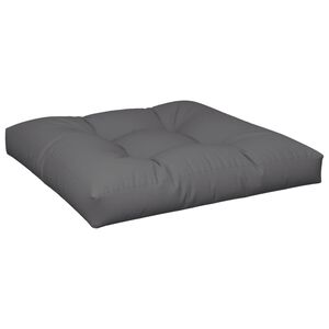 vidaXL Palettenkissen Anthrazit 70x70x12 cm Stoff