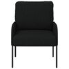 vidaXL Sofas mit Kissen 55cm Schwarz Sperrholz