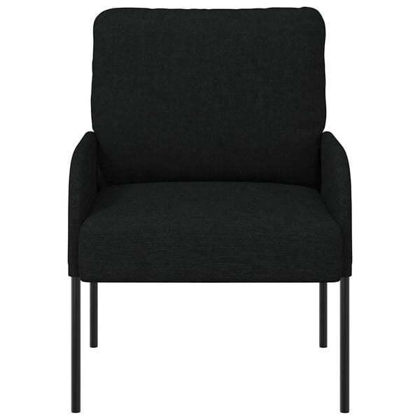 vidaXL Sofas mit Kissen 55cm Schwarz Sperrholz