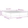 vidaXL Boxspringbett Grau-Gr&uuml;n 160 x 200 cm Samt
