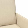 vidaXL Sofas mit Kissen 110cm Creme Sperrholz
