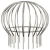 vidaXL Dachrinnenblattschutz 8 stk. Silber 200 mm Edelstahl