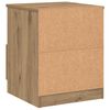 vidaXL Nachttisch Artisan-Eiche 40x40x50 cm Holzwerkstoff