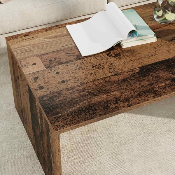 vidaXL Couchtisch Altholz 95 x 50 x 34 cm Holzwerkstoff