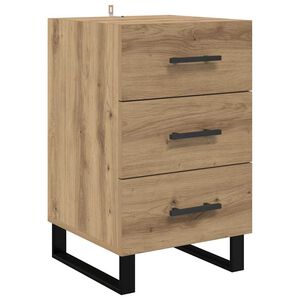vidaXL Nachttisch Artisan-Eiche 40 x 40 x 66 cm Holzwerkstoff
