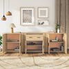 vidaXL Sideboards 3 Stk. Sonoma-Eiche Holzwerkstoff