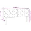vidaXL Kopfteil Grau 144 cm Stoff
