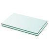 vidaXL Regalb&ouml;den 2 Stk. Glas Transparent 30x12 cm