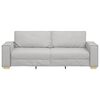 vidaXL 3-Sitzer-Sofa Wolkengrau 220x78x84 cm Stoff
