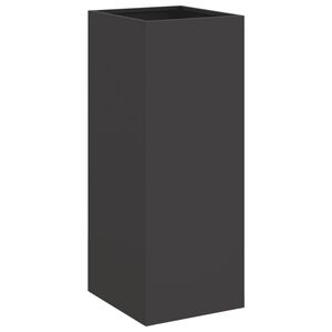 vidaXL Pflanzk&uuml;bel Schwarz 32x29x75 cm Stahl
