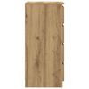 vidaXL Sideboard mit Schubladen Artisan-Eiche 37,5x35x99 cm