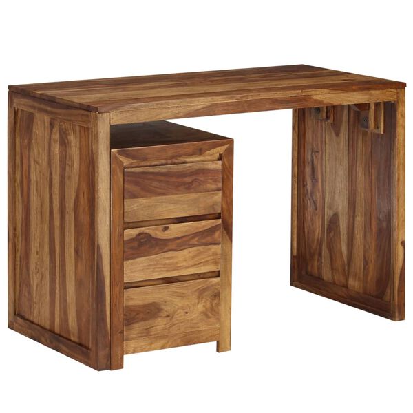 vidaXL Schreibtisch Massivholz Akazie 110&times;50&times;76 cm