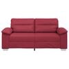 vidaXL 2-Sitzer-Sofa Weinrot 180x81x84 cm Kunstleder