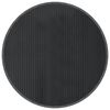 vidaXL Teppich Rund Grau 80 cm Bambus